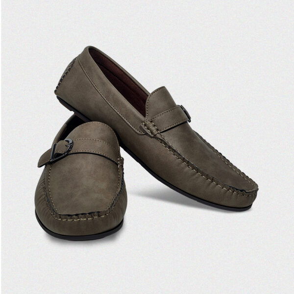 Buckle Suede Loafer