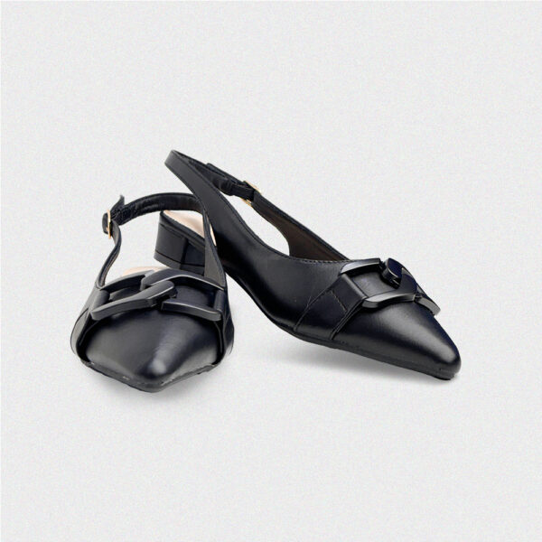 Slingbacks Strap with Buckle Closure